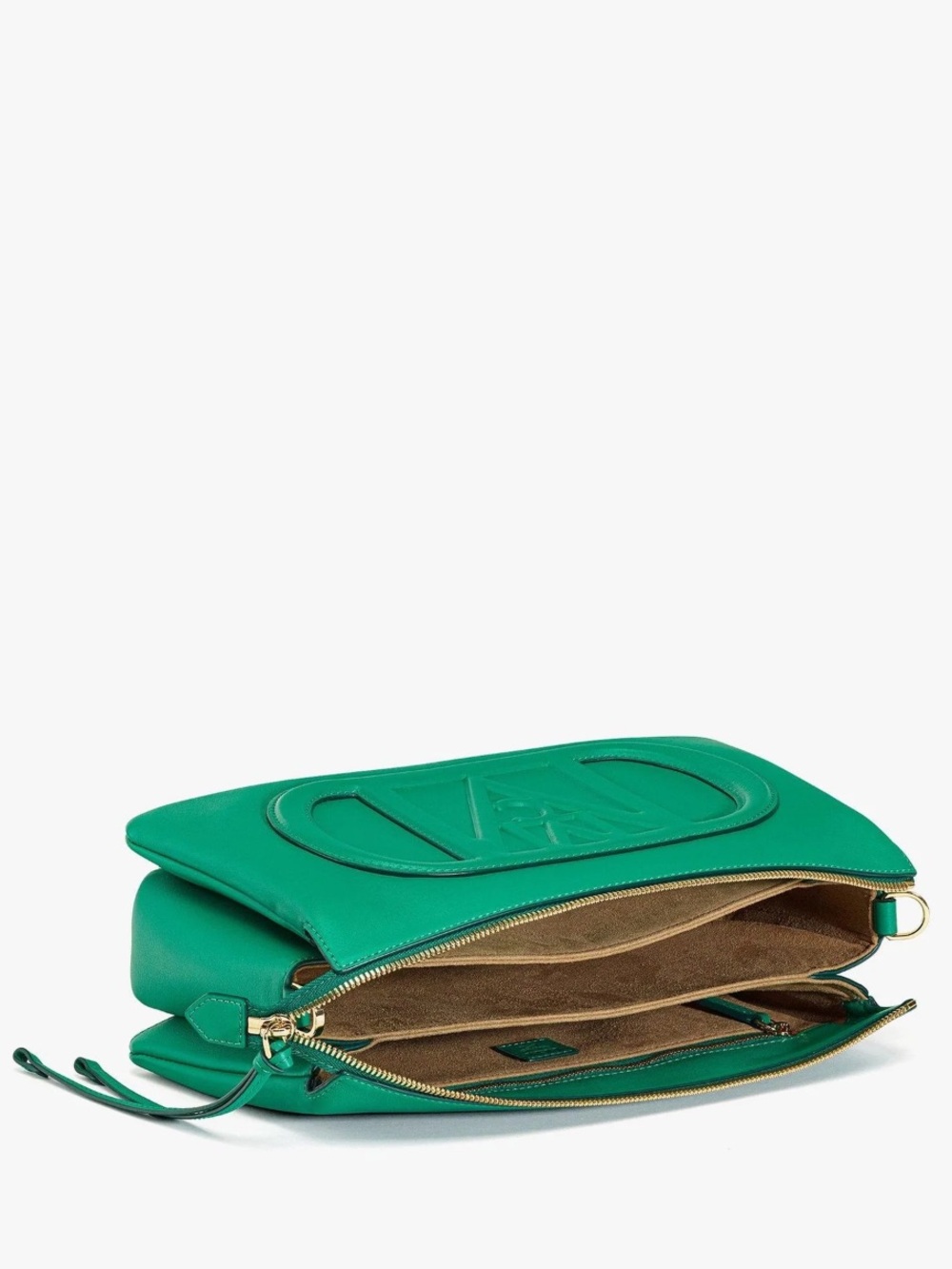 MCM Mode Travia Shoulder Bag Spanish Calf Leather in Bosohorus Green NWT - Picture 4 of 16